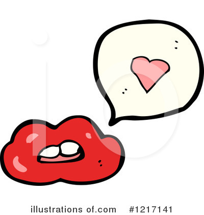 Royalty-Free (RF) Lips Clipart Illustration by lineartestpilot - Stock Sample #1217141