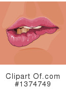 Lips Clipart #1374749 by Pushkin