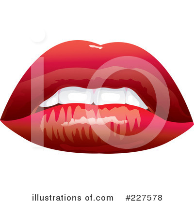 Royalty-Free (RF) Lips Clipart Illustration by YUHAIZAN YUNUS - Stock Sample #227578