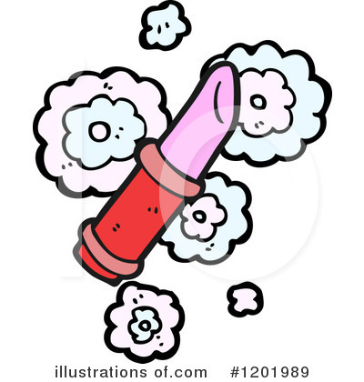 Royalty-Free (RF) Lipstick Clipart Illustration by lineartestpilot - Stock Sample #1201989