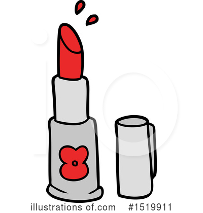 Royalty-Free (RF) Lipstick Clipart Illustration by lineartestpilot - Stock Sample #1519911