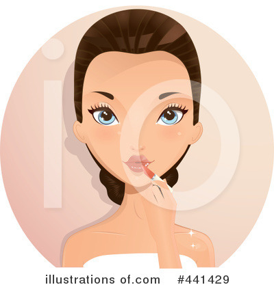 Royalty-Free (RF) Lipstick Clipart Illustration by Melisende Vector - Stock Sample #441429