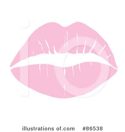 Royalty-Free (RF) Lipstick Kiss Clipart Illustration by Pams Clipart - Stock Sample #86538