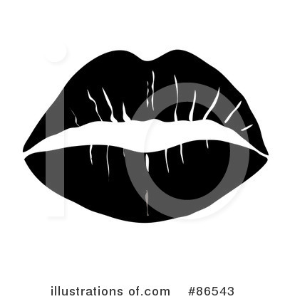 Royalty-Free (RF) Lipstick Kiss Clipart Illustration by Pams Clipart - Stock Sample #86543