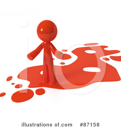 Red Design Mascot Clipart #87158 by Leo Blanchette