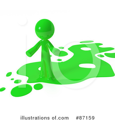 Green Design Mascot Clipart #87159 by Leo Blanchette