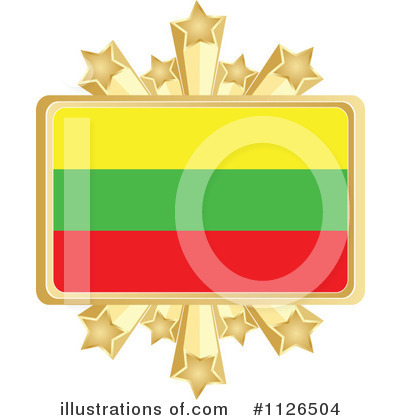 Lithuanian Flag Clipart #1126504 by Andrei Marincas