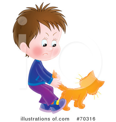 Royalty-Free (RF) Little Boy Clipart Illustration by Alex Bannykh - Stock Sample #70316