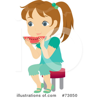 Royalty-Free (RF) Little Girl Clipart Illustration by Rosie Piter - Stock Sample #73050