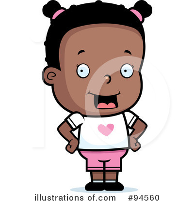 Royalty-Free (RF) Little Girl Clipart Illustration by Cory Thoman - Stock Sample #94560