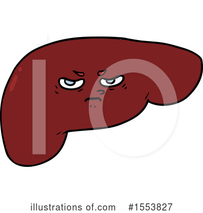 Royalty-Free (RF) Liver Clipart Illustration by lineartestpilot - Stock Sample #1553827