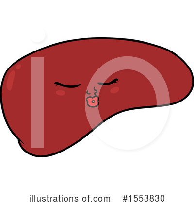 Liver Clipart #1553830 by lineartestpilot