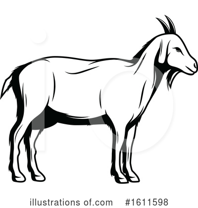 Goat Clipart #1611598 by Vector Tradition SM