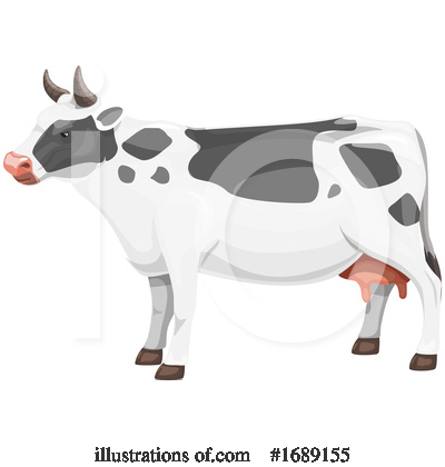 Cow Clipart #1689155 by Vector Tradition SM