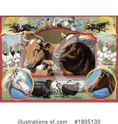 Royalty-Free (RF) Livestock Clipart Illustration by JVPD - Stock Sample #1805130