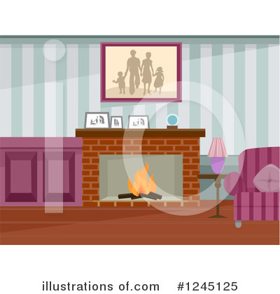 Royalty-Free (RF) Living Room Clipart Illustration by BNP Design Studio - Stock Sample #1245125