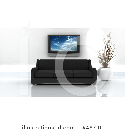 Sofa Clipart #46790 by KJ Pargeter