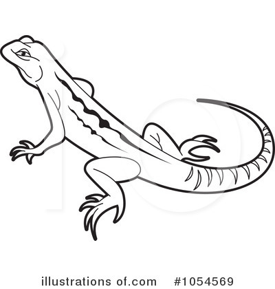 Royalty-Free (RF) Lizard Clipart Illustration by Lal Perera - Stock Sample #1054569