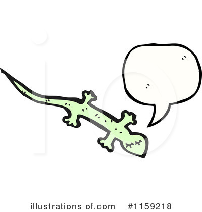 Royalty-Free (RF) Lizard Clipart Illustration by lineartestpilot - Stock Sample #1159218