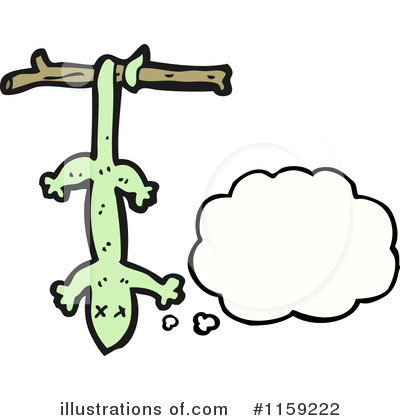 Royalty-Free (RF) Lizard Clipart Illustration by lineartestpilot - Stock Sample #1159222