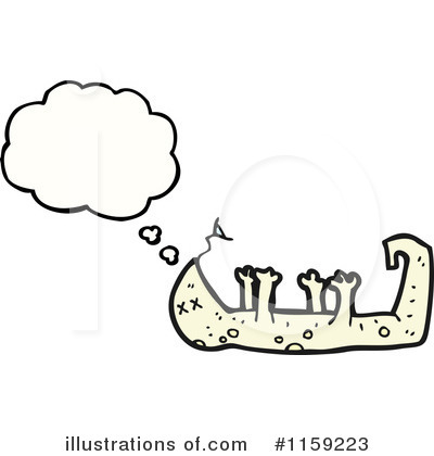 Royalty-Free (RF) Lizard Clipart Illustration by lineartestpilot - Stock Sample #1159223