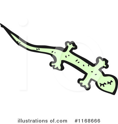 Royalty-Free (RF) Lizard Clipart Illustration by lineartestpilot - Stock Sample #1168666