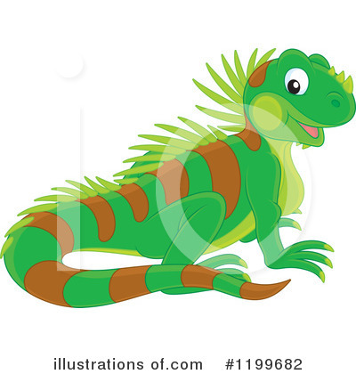 Royalty-Free (RF) Lizard Clipart Illustration by Alex Bannykh - Stock Sample #1199682