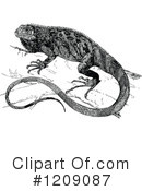 Lizard Clipart #1209087 by Prawny Vintage