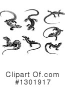 Lizard Clipart #1301917 by Vector Tradition SM