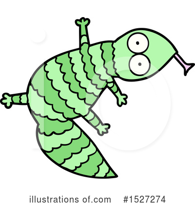 Royalty-Free (RF) Lizard Clipart Illustration by lineartestpilot - Stock Sample #1527274