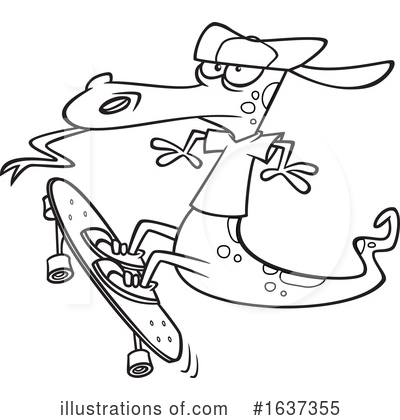 Lizard Clipart #1637355 by toonaday