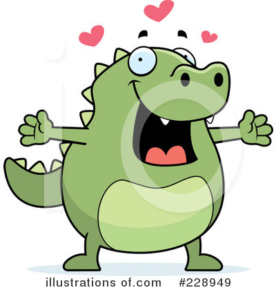 Royalty-Free (RF) Lizard Clipart Illustration by Cory Thoman - Stock Sample #228949