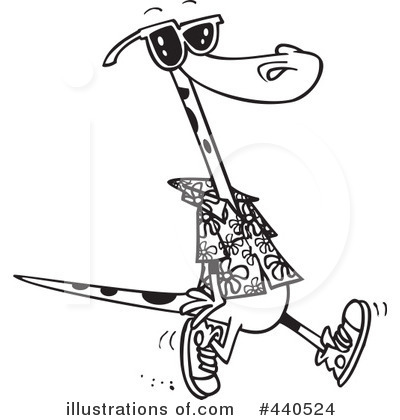 Royalty-Free (RF) Lizard Clipart Illustration by toonaday - Stock Sample #440524