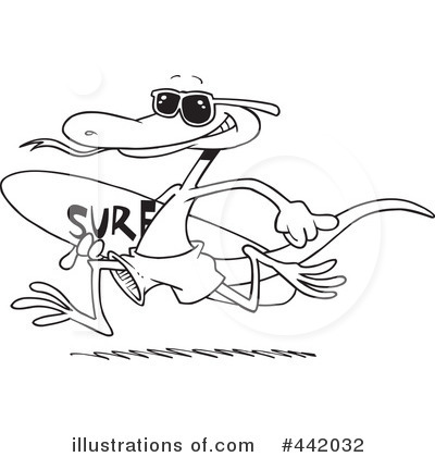 Royalty-Free (RF) Lizard Clipart Illustration by toonaday - Stock Sample #442032