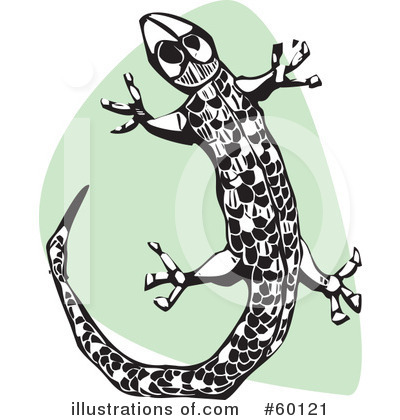 Royalty-Free (RF) Lizard Clipart Illustration by xunantunich - Stock Sample #60121