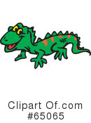 Lizard Clipart #65065 by Dennis Holmes Designs