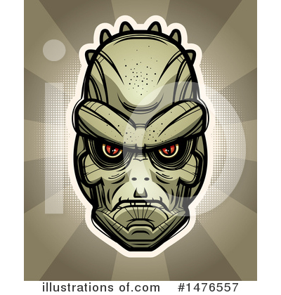 Lizard Man Clipart #1476557 by Cory Thoman