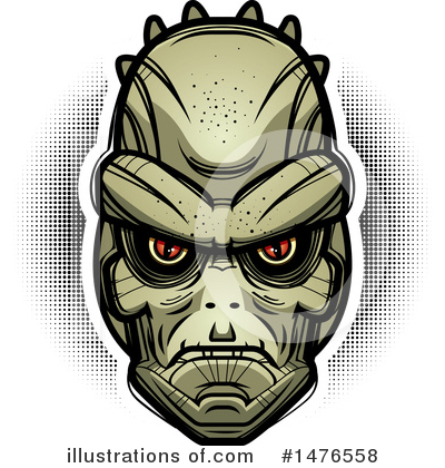 Lizard Man Clipart #1476558 by Cory Thoman