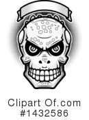 Lizardman Skull Clipart #1432586 by Cory Thoman