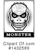 Lizardman Skull Clipart #1432589 by Cory Thoman