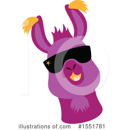 Llama Clipart #1551781 by Cherie Reve