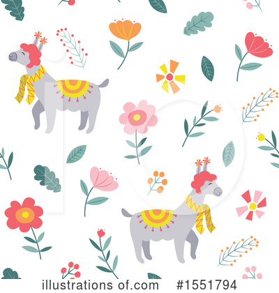 Royalty-Free (RF) Llama Clipart Illustration by Cherie Reve - Stock Sample #1551794