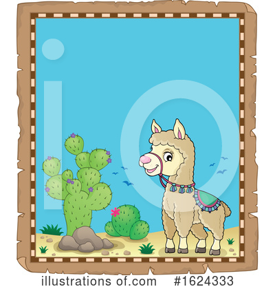 Royalty-Free (RF) Llama Clipart Illustration by visekart - Stock Sample #1624333