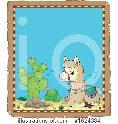 Royalty-Free (RF) Llama Clipart Illustration by visekart - Stock Sample #1624334