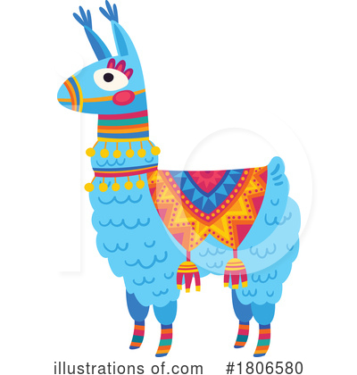 Royalty-Free (RF) Llama Clipart Illustration by Vector Tradition SM - Stock Sample #1806580