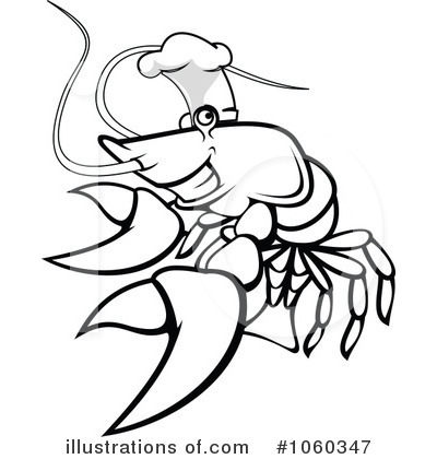 Royalty-Free (RF) Lobster Clipart Illustration by Vector Tradition SM - Stock Sample #1060347