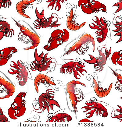 Lobster Clipart #1388584 by Vector Tradition SM
