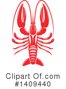 Lobster Clipart #1409440 by Vector Tradition SM