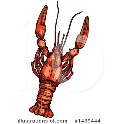 Lobster Clipart #1439444 by Vector Tradition SM