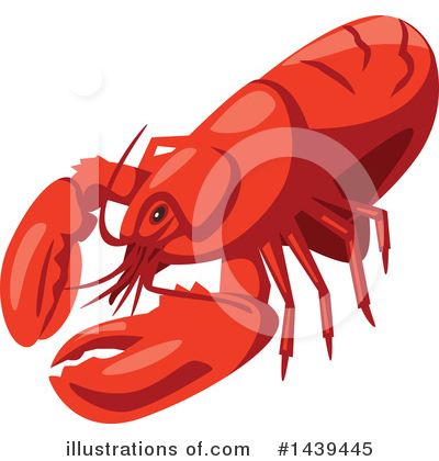 Lobster Clipart #1439445 by Vector Tradition SM